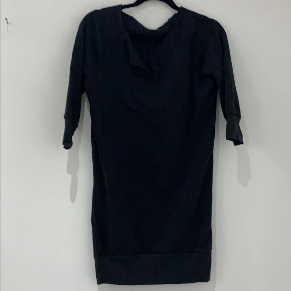 Alternative apparel black tunic sweatshirt